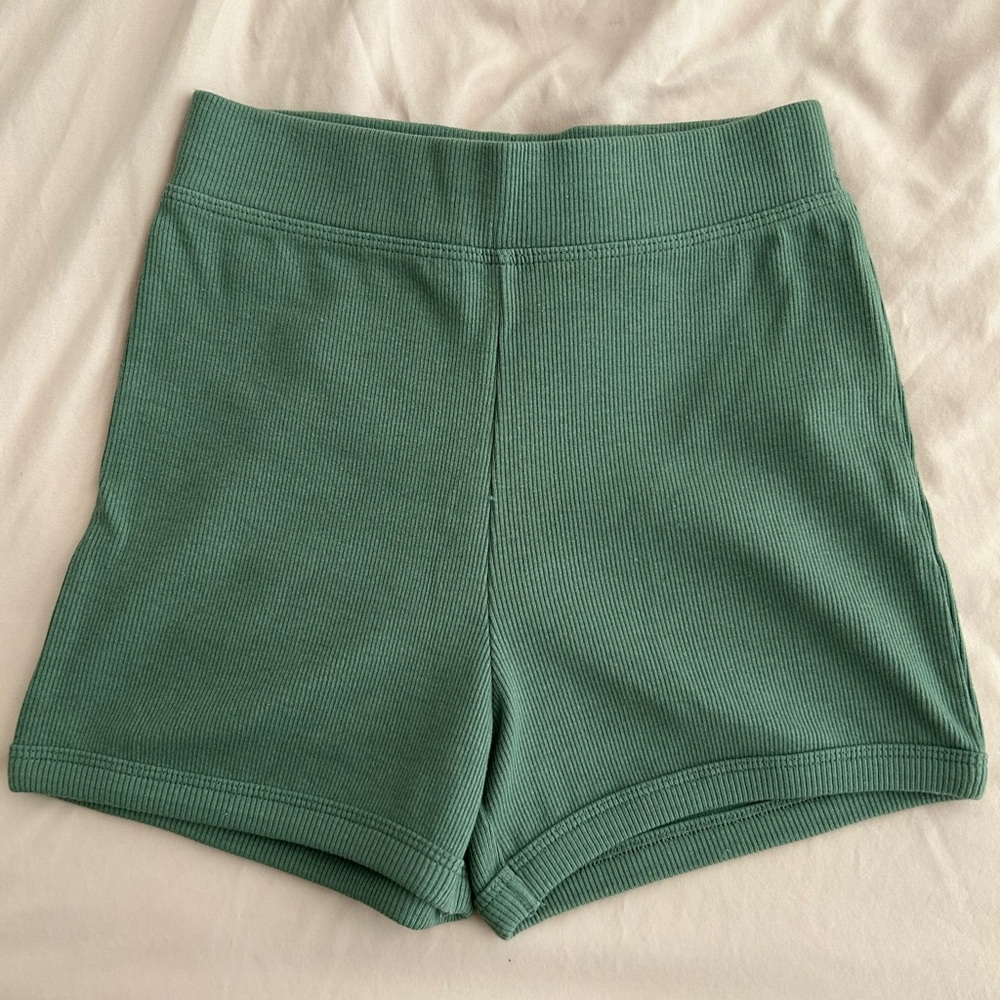 NWT ZARA ribbed khaki shorts